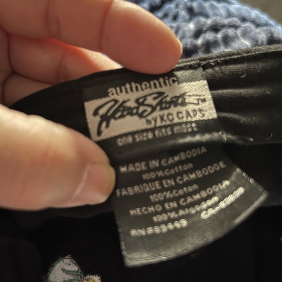 Kermit the Frog (embroidered) One Sz Fits Most Black Cotton Cap, Adjustable - Picture 3 of 4